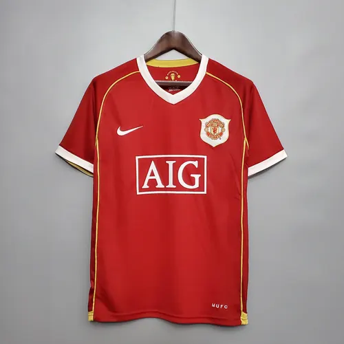 2006/2007 Retro Manchester United Home Football Shirt AAA fan-grade