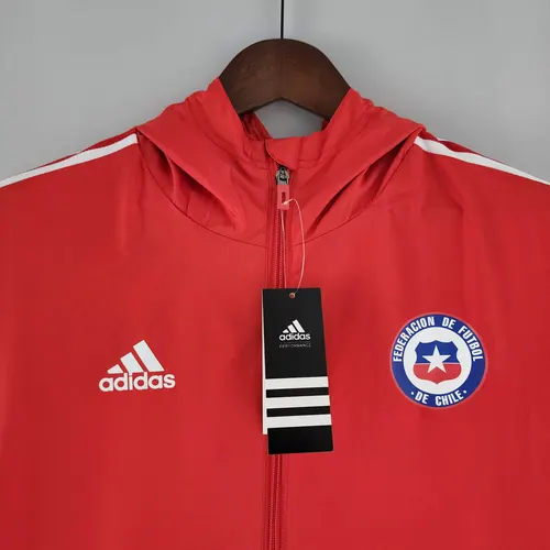 Chaqueta Cortavientos Chile Roja 2022 — view 3
