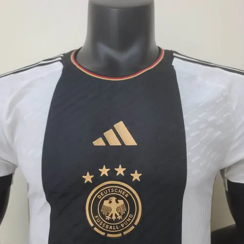 2022 FIFA World Cup Player Version Germany Home Soccer Jersey — view 3