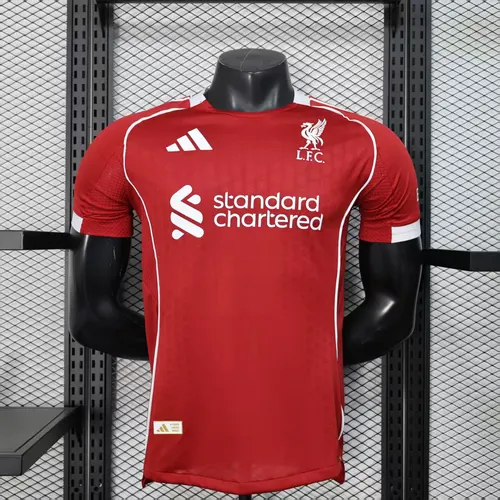 2025/2026 Player Version Liverpool Home Soccer Jersey 1:1 Thai Quality