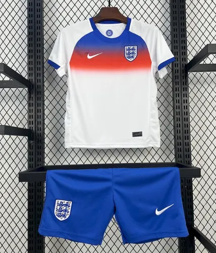 2025/2026 Camisa Casa Inglaterra Futebol Qualidade Tailandesa Tamanho Infantil