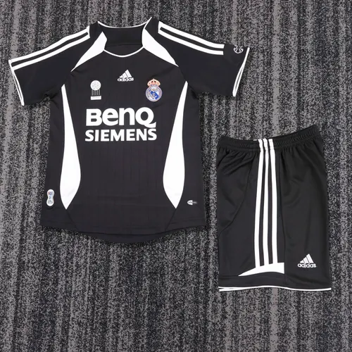 Maillot troisième extérieur rétro Real Madrid 2006-2007 Qualité thaï Taille enfant