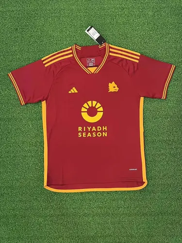 2023/2024 Roma Home Sponsor Edition Soccer Jersey AAA fan-grade