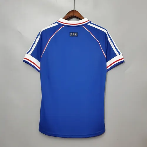 1998 Retro France Home Football Shirt — view 2