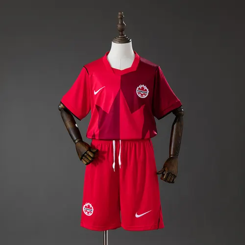 2026 Canada National Team Home Kids Kit Jersey