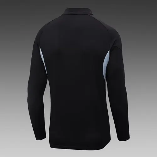 2025 Germany Half-Pull Training Suit Black Jersey Set — view 4