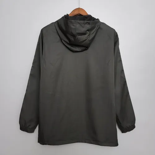 2021 Windbreaker Fußballtrikot Deutschland Schwarz — view 2