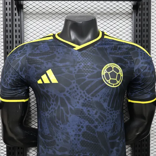 2026 Colombie Coupe du Monde Édition Spéciale - Noir Version Joueur Maillot — view 3