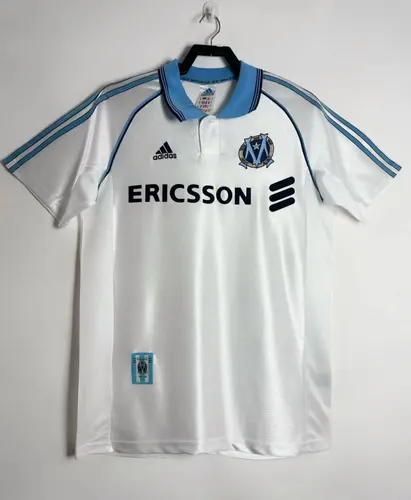 1998-1999 Retro Olympique de Marseille Home Football Jersey AAA fan-grade