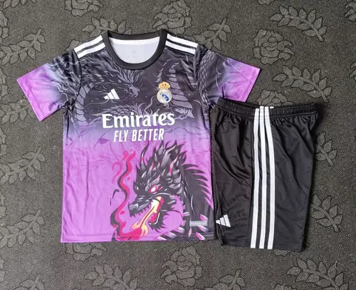 2025/2026 Real Madrid Special Edition Purple Football Jersey AAA fan-grade Kids Size