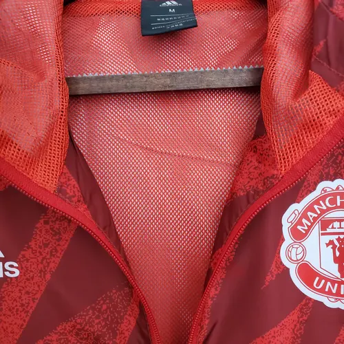 2021/2022 Manchester United Maillot Coupe-Vent Rouge — view 7