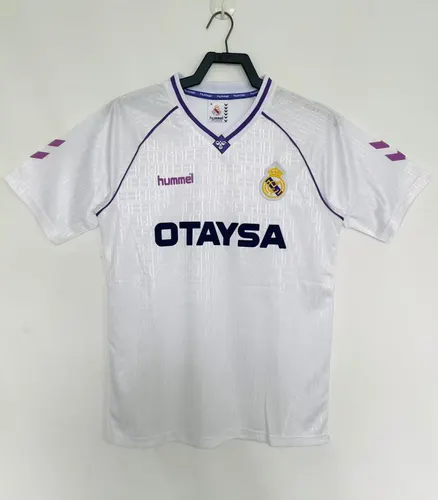 1990/1992 Retro Real Madrid Home Soccer Jersey AAA fan-grade