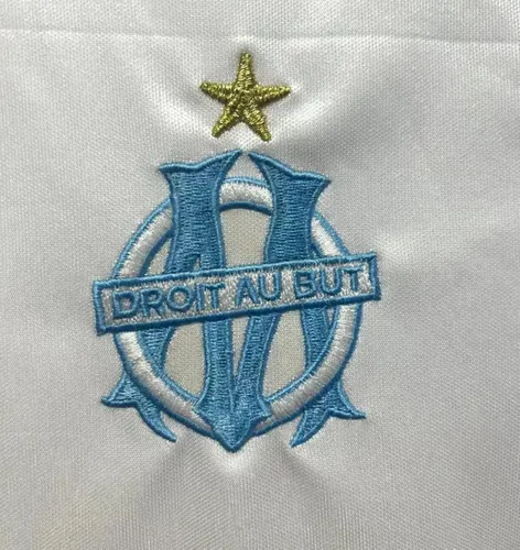2002-2003 رجعي أولمبيك مارسيليا قميص المنزل كرة القدم جودة تايلاندية — view 5