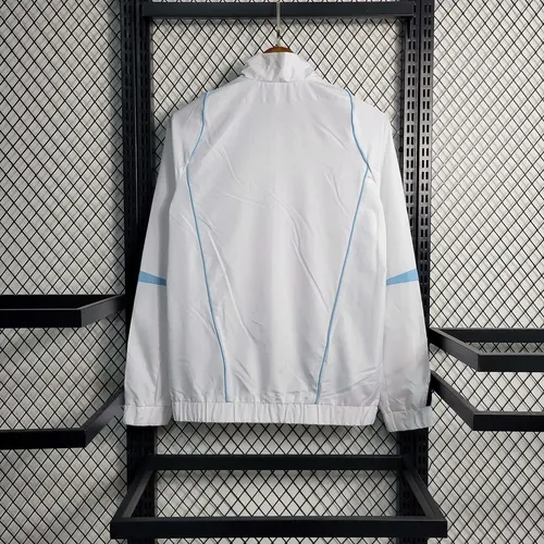 2023 Real Madrid Fußballtrikot Windbreaker Weiß — view 2