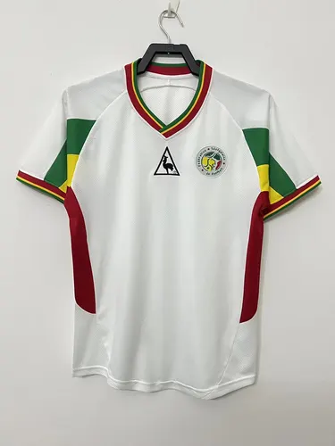 2002 Retro Senegal National Team Shirt White