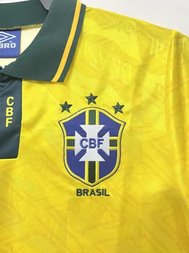 1991-1993 レトロ ブラジル ホーム サッカージャージ タイ品質 — view 4
