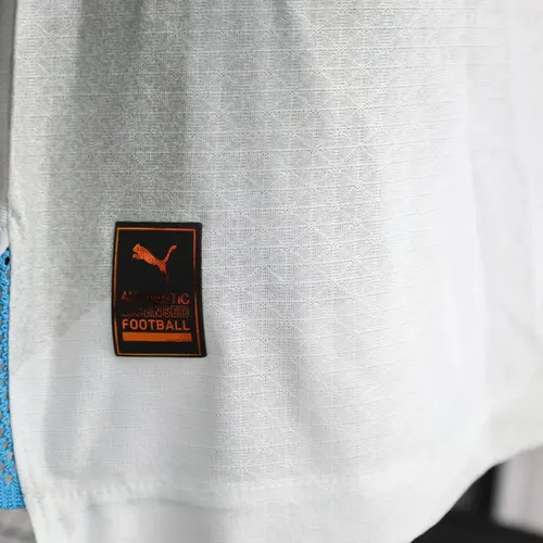 2023/2024 Player Version Olympique de Marseille Home Football Jersey — view 9