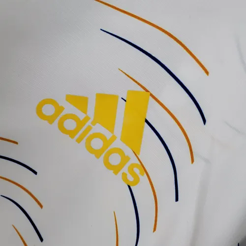 Corta-Vento Real Madrid Branco (Borda Azul) 2021/2022 — view 4