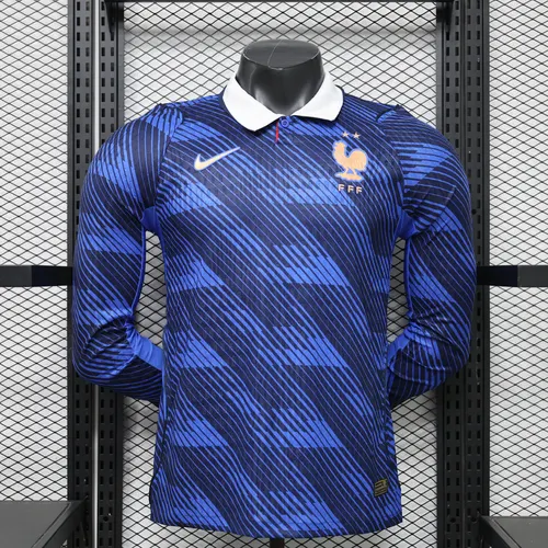 2026 Player Version Long Sleeve France Home Football Jersey AAA fan-grade