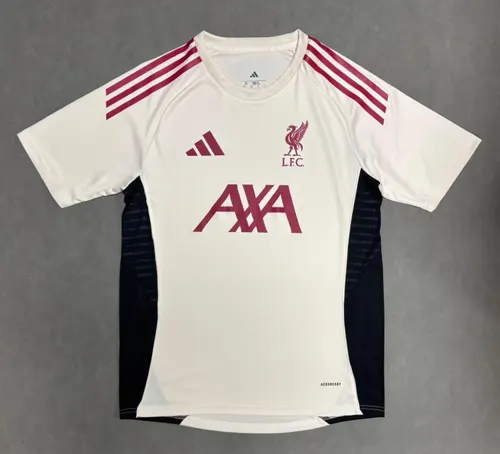 2025/2026 Liverpool Training Suit off white Football Jersey AAA fan-grade