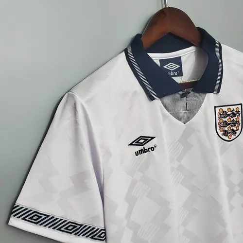 1990 レトロ イングランド ホーム サッカージャージ 1:1 タイ品質 — view 6