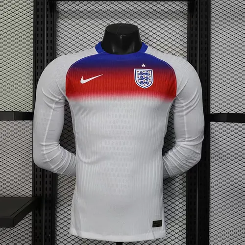 2025/2026 Langarm Spielerversion England Heim Fußballtrikot Thai-Qualität