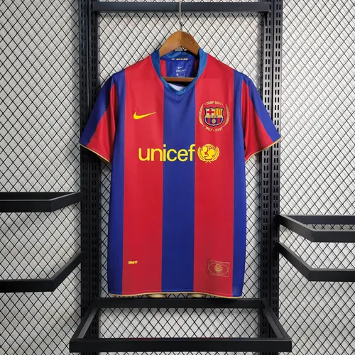 Maillot de foot rétro Barcelona domicile 2007/2008 Qualité thaï