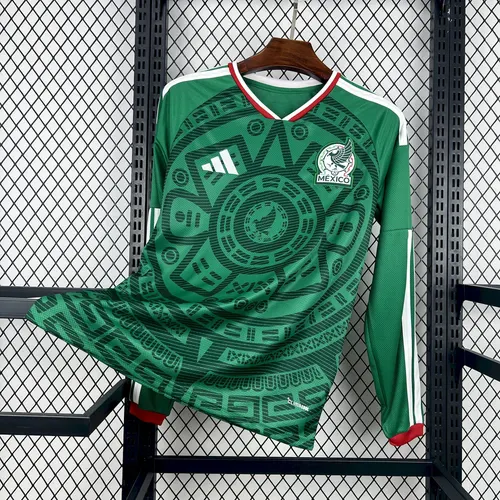 2026 Mexico National Home Long Sleeve Football Shirt AAA fan-grade
