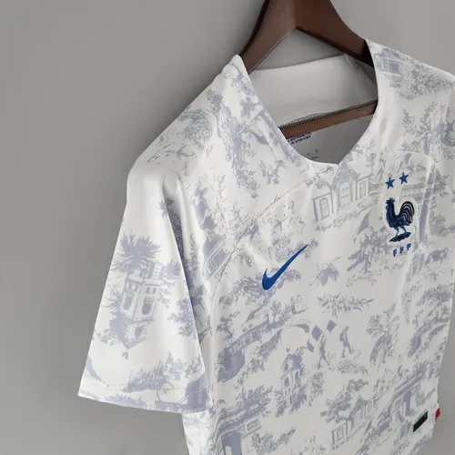 2022 FIFA World Cup France Away Football Shirt White — view 6