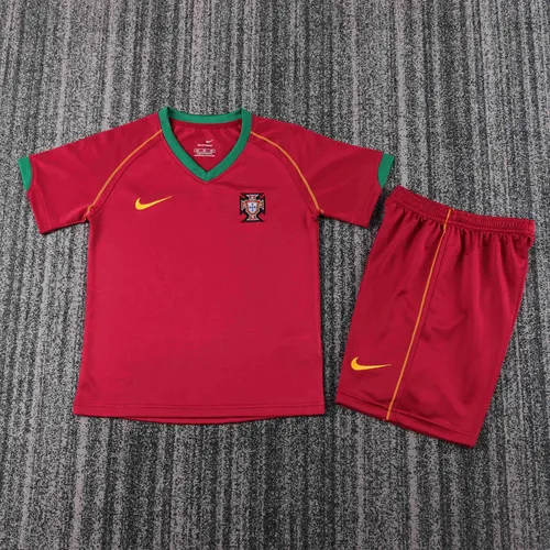 2006 Retro Portugal Home Football Shirt AAA fan-grade Kids Size