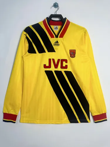1993/1994 Retro Langarm Arsenal Auswärts Fußballtrikot Thai-Qualität