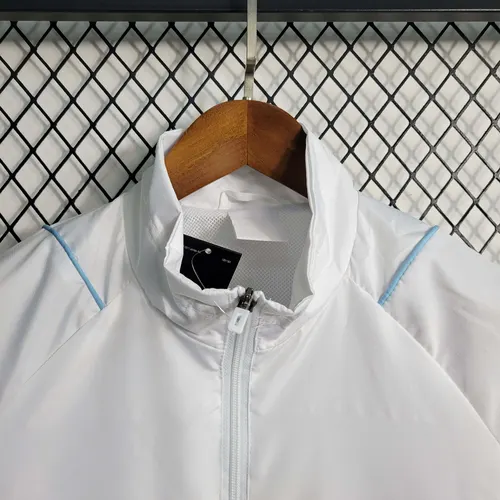 2023 Juventus Soccer Jersey Windbreaker white — view 3