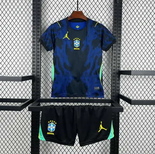 2026 Brazil Away Football Shirt AAA fan-grade Kids Size