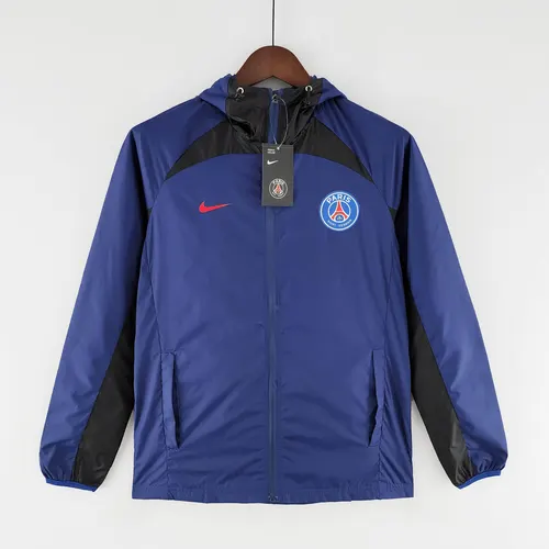 2022 PSG Windbreaker Blue and Black — view 1
