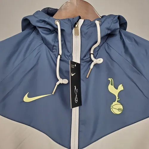 2021/2022 Tottenham Jersey Windbreaker Blue-White — view 3