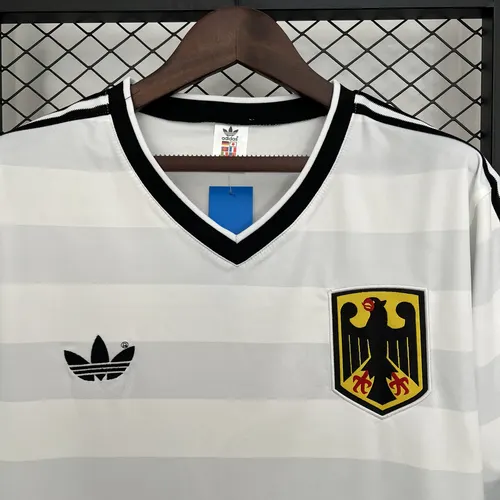 Camisa de Futebol Retro Alemanha Away 1984 — view 2