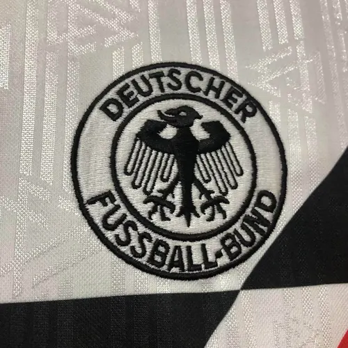 1990 Retro Soccer Jersey Germany Home — view 4