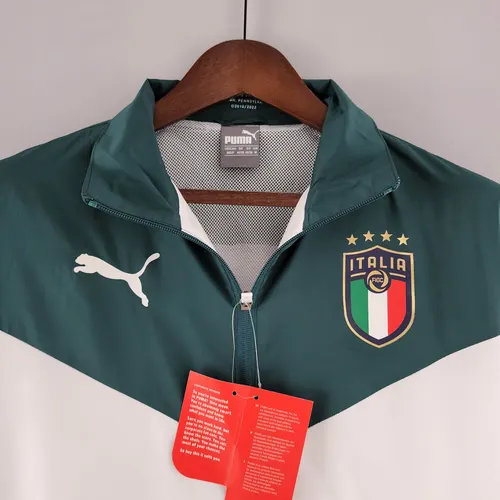 2022 Italy Windbreaker White-Green — view 3