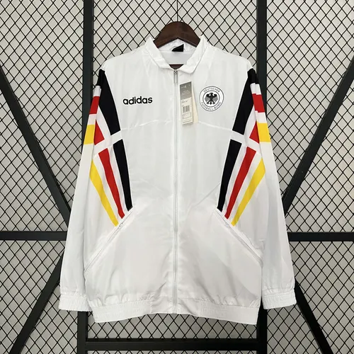 2024 Germany Windbreaker Weiß Fußballtrikot