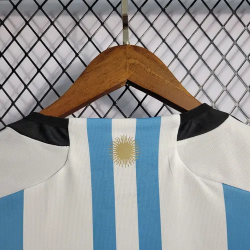 2022 FIFA WM Argentinien Nationalmannschaft Trikot Heim — view 5