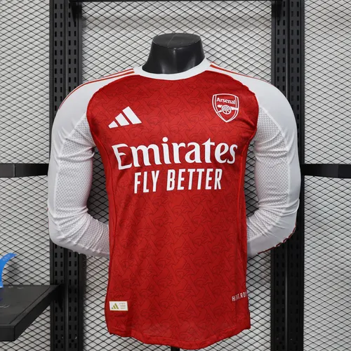 2025/2026 Long Sleeves Player Version Arsenal Home Football Shirt AAA fan-grade