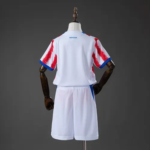 2026 Paraguay Home Kids Kit Jersey AAA fan-grade — view 2