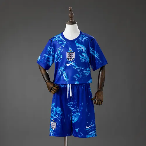2026 England Goalkeeper -Blue Jersey AAA fan-grade Kids Size