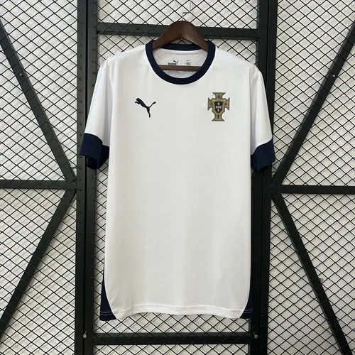 2025 Portugal Training Wear White Football Shirt AAA fan-grade