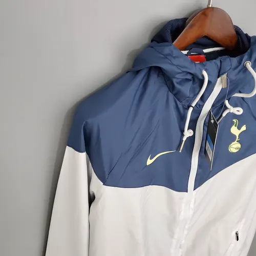 2021/2022 Tottenham Jersey Windbreaker Blue-White — view 6