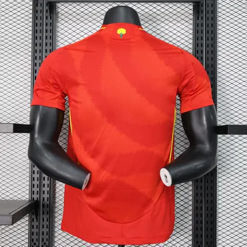 2024-2025 Player Version Spain Home Soccer Shirt — view 2