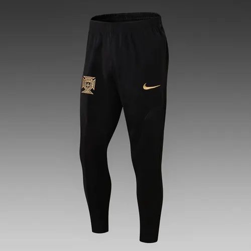 Ensemble de survêtement demi-traction Portugal 2022 Noir Maillot de football — view 6