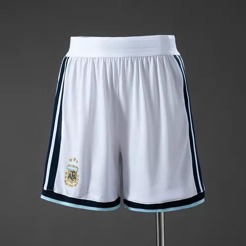 2026 Player Version Argentina National Team Home White Shorts AAA fan-grade