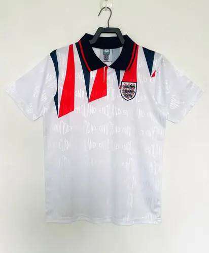 1992 レトロ イングランド ホーム サッカージャージ タイ品質 — view 1