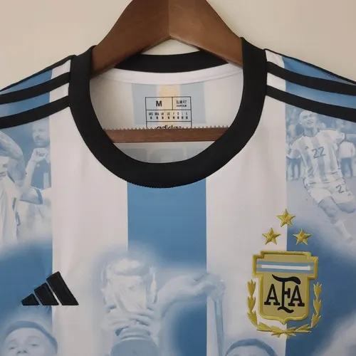 Camisa 2022 Argentina Casa Edição Comemorativa Campeã — view 3